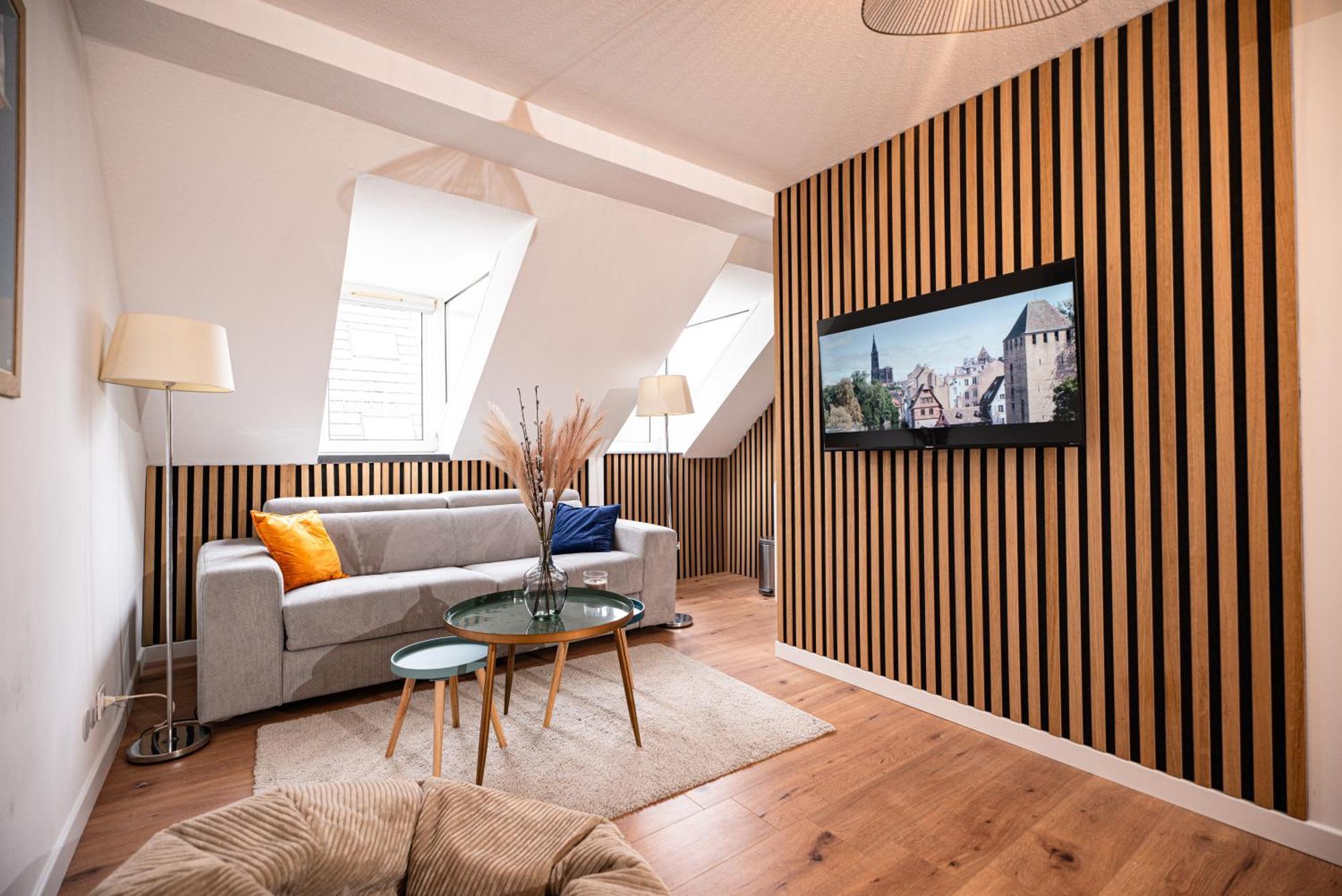 Moderne T2 Centre Sauna Wifi Home Office Netflix สตราสบูร์ก ภายนอก รูปภาพ
